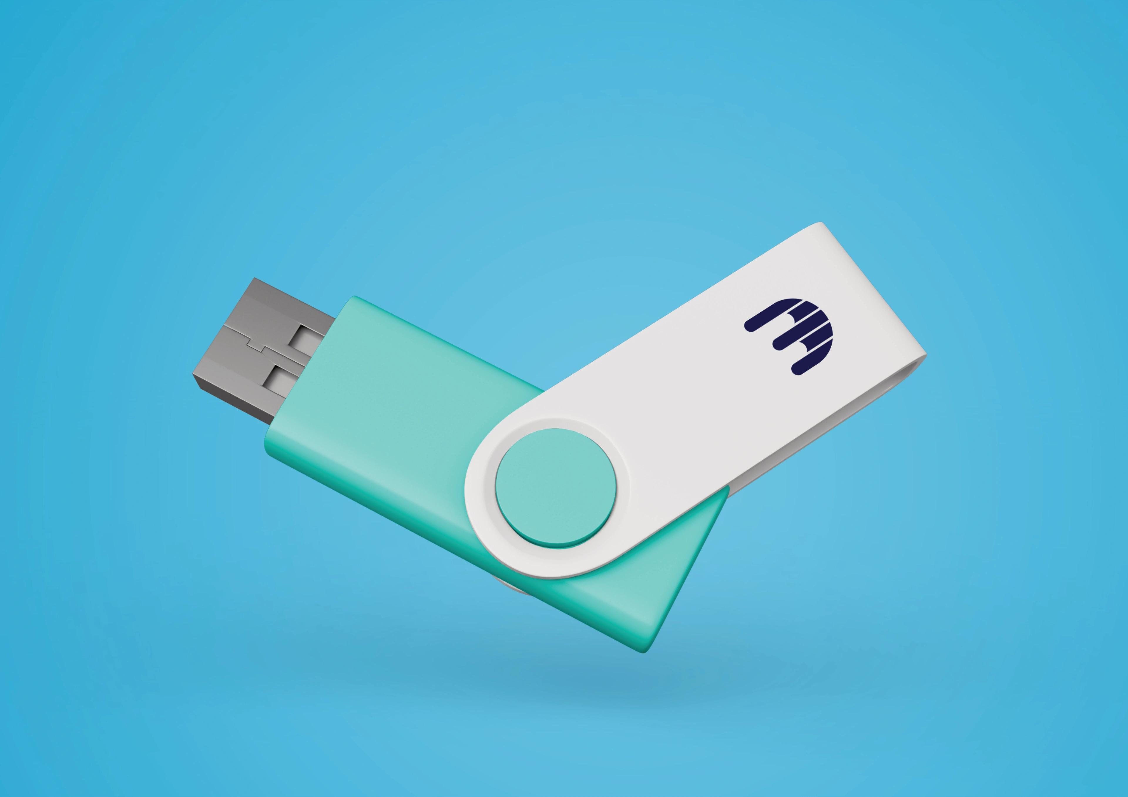 dotflow - 2nd Colour Mockup of logo design