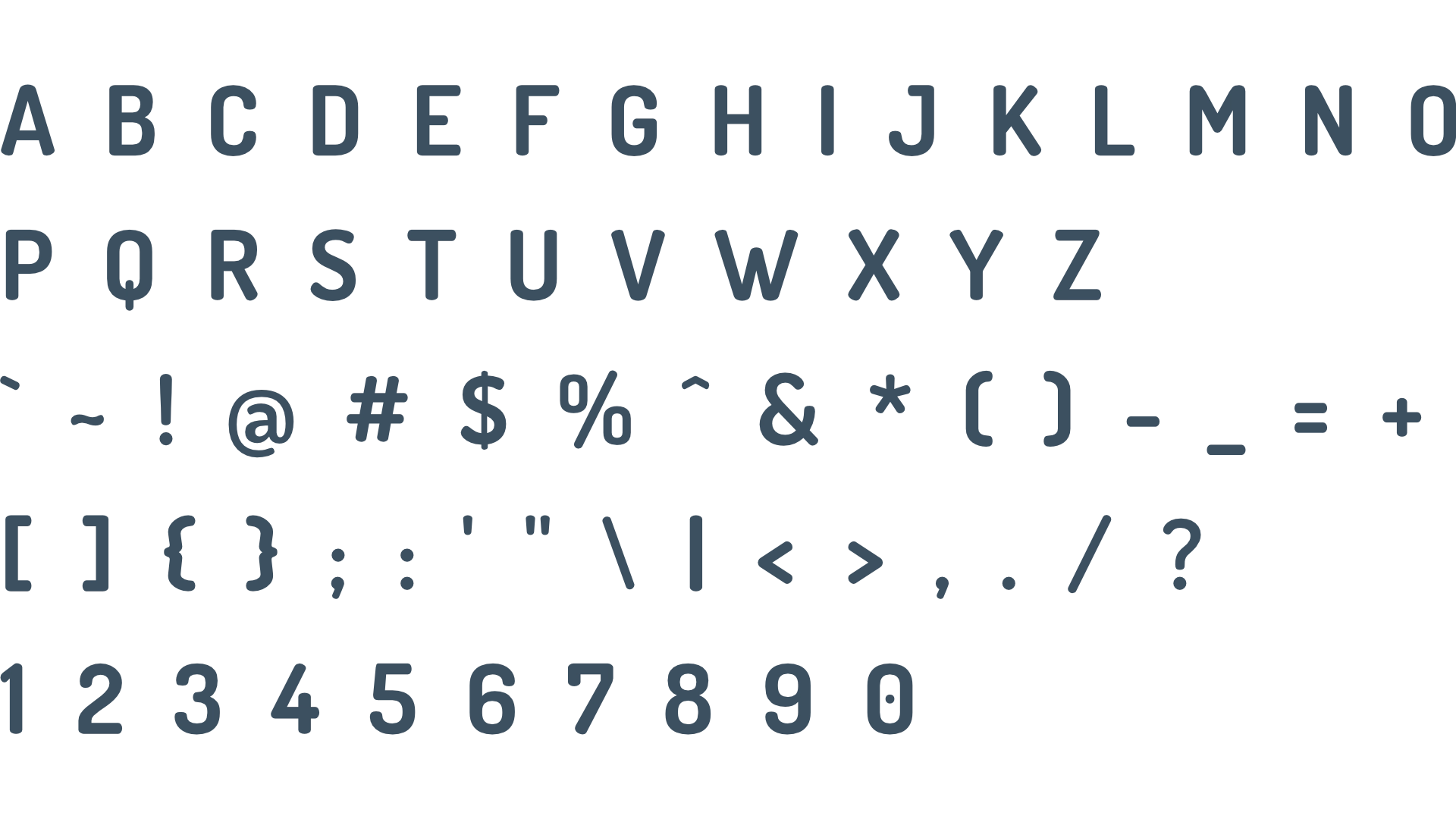 dotflow - Primary Typeface