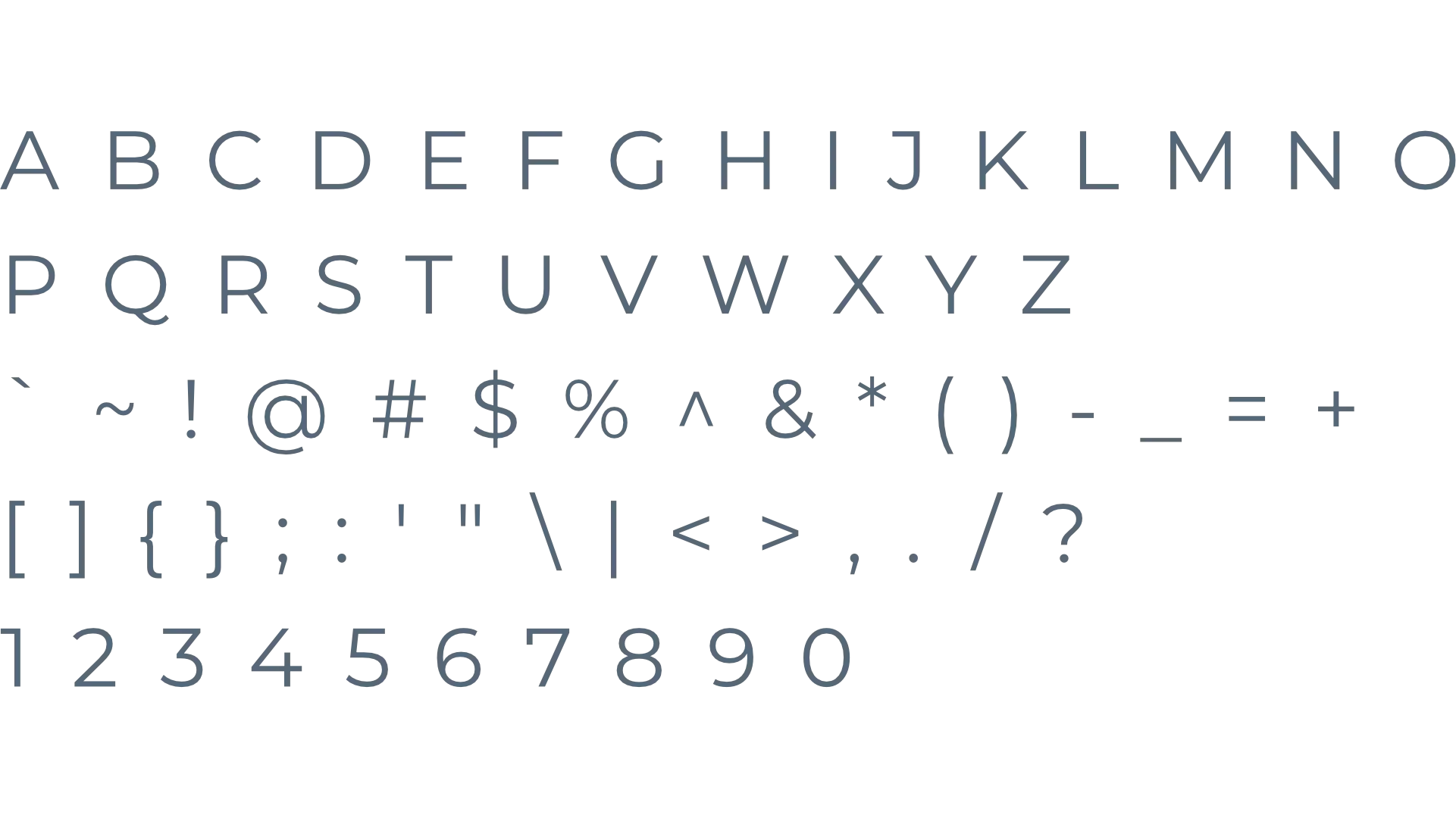 ithrive - Secondary Typeface