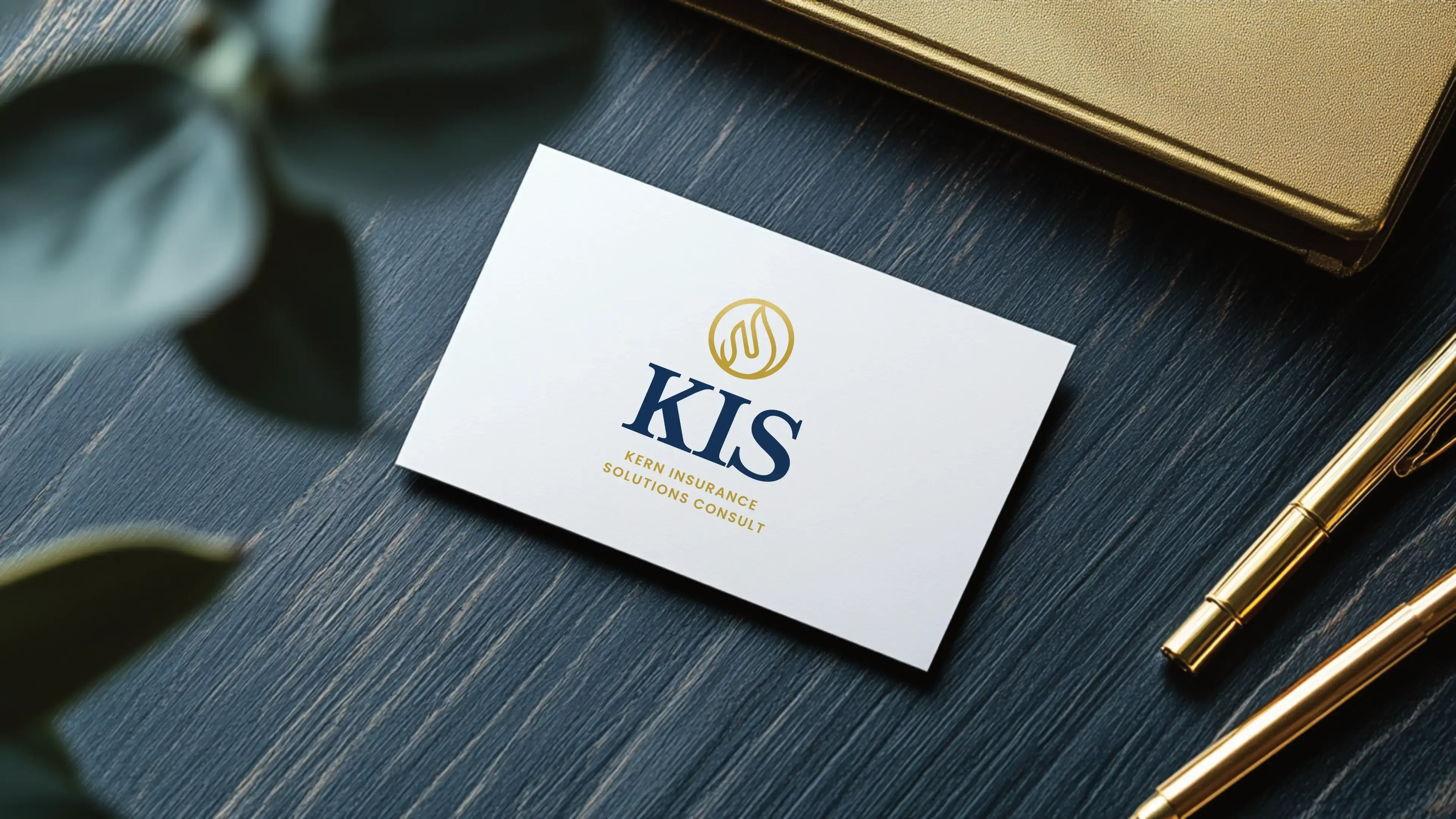 kern-insurance-solutions - 2nd Colour Mockup of logo design