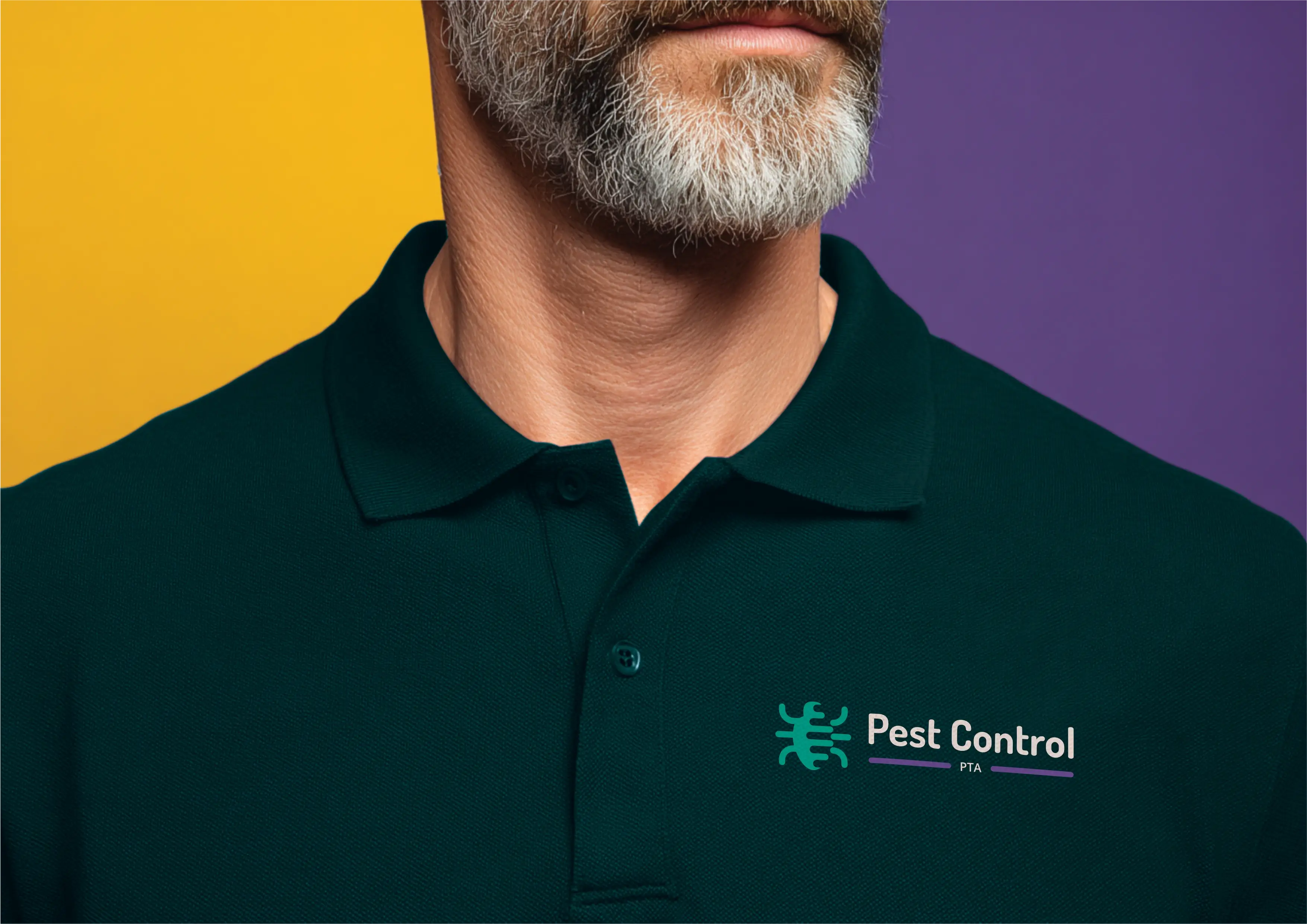 pest-control-pta - 3rd Monochrome Mockup of logo design