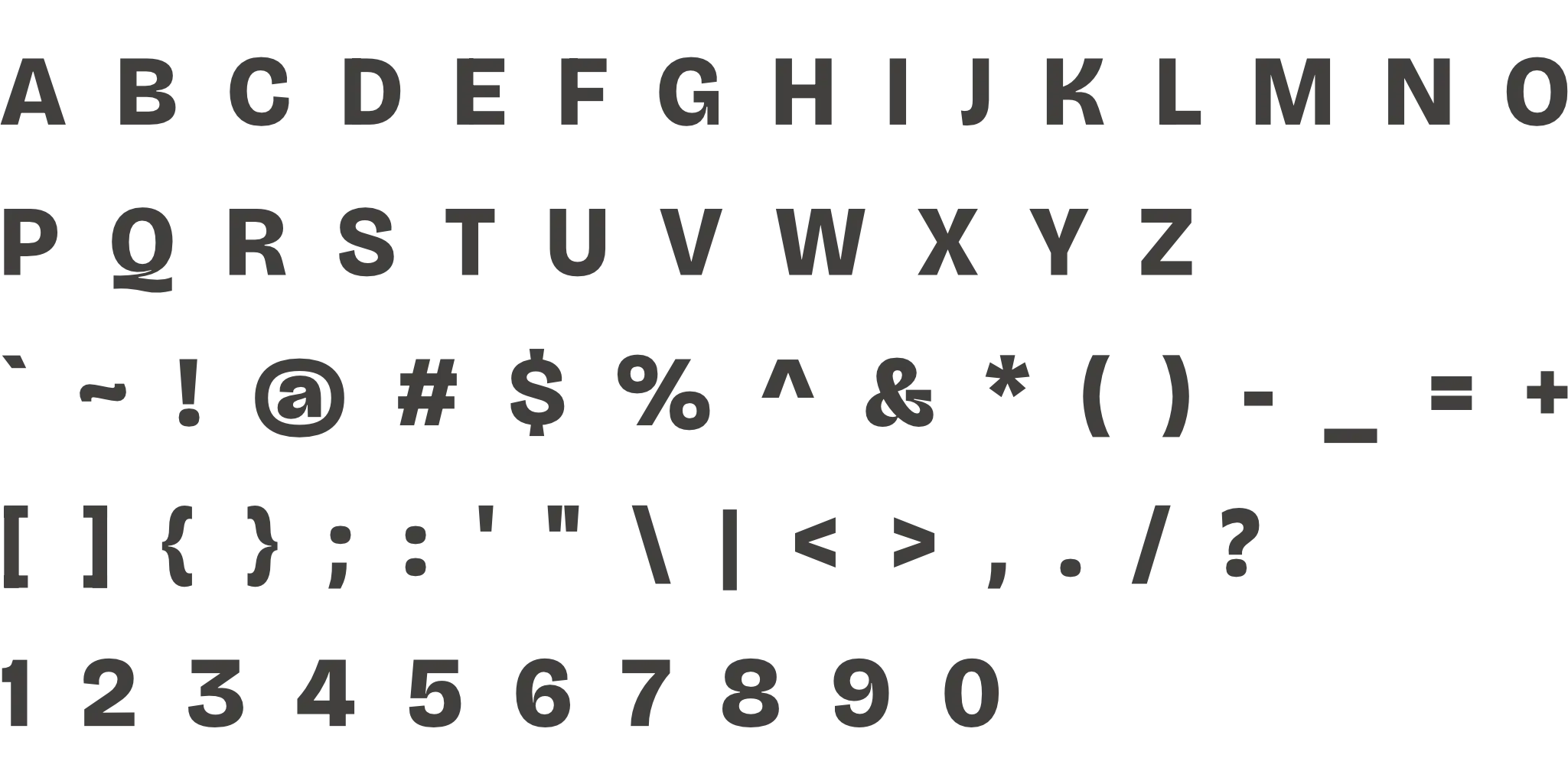 virtual-lemon - Primary Typeface